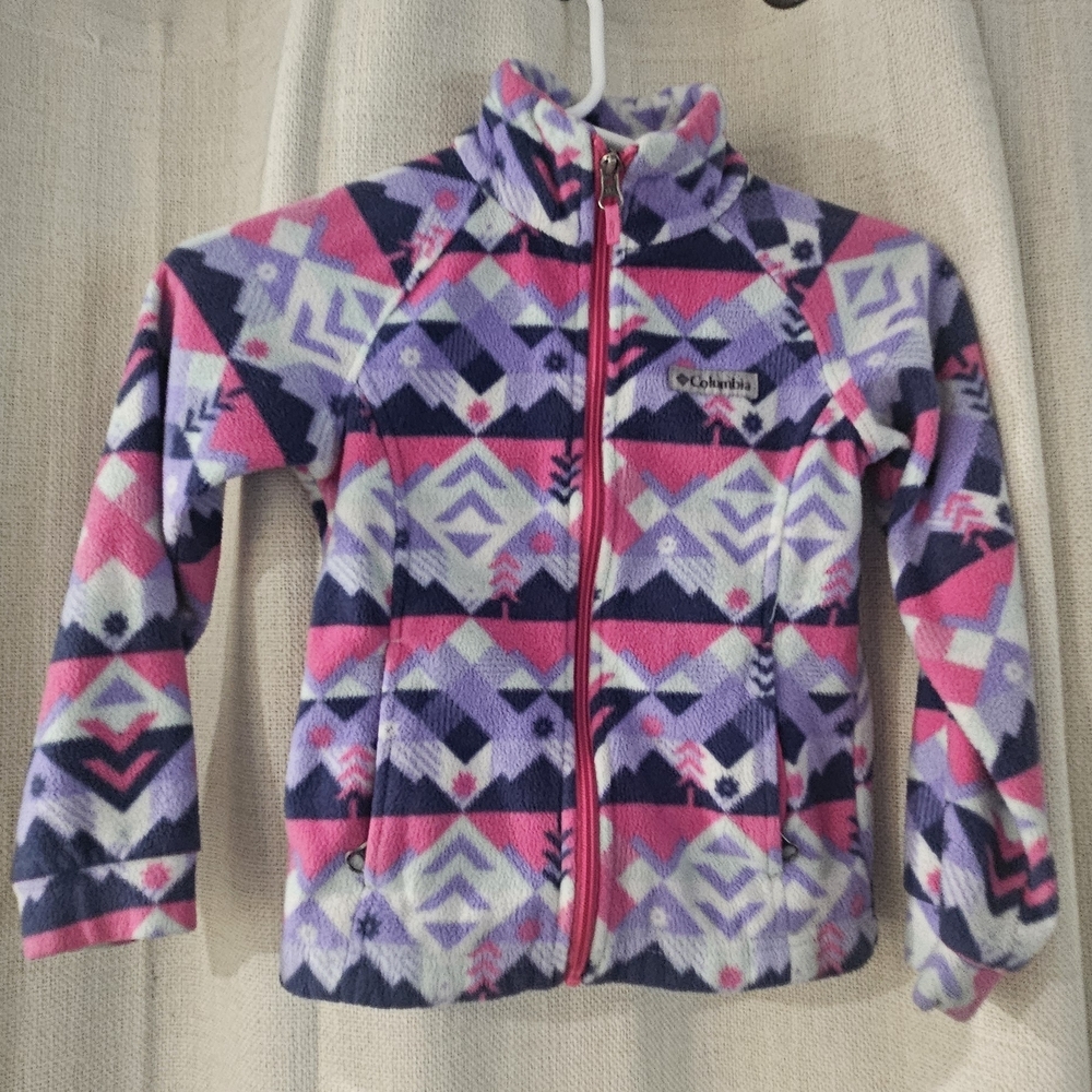Columbia Kids' Fleece Jacket - Pink and Purple